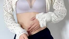 Siganjue Teases in Wet Bra Before Work Mirror Fix