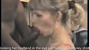Interracial milf group sex with rough banging