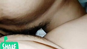 Intense cunilingus and creampie with an Asian babe
