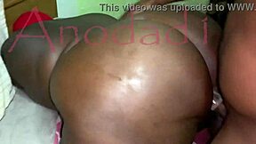 Thick black pussy gets pounded in hardcore sex with amateur