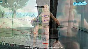 Busty camgirls undergo lie detector test on webcam