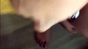 Hungry for dick after eating: amateur homemade video