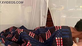 Teen's big tits bounce and scream