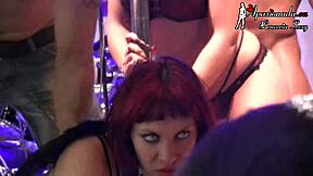 Pamela Sanchez and friends celebrate at the erotic festival of Alicante 2014