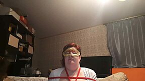 Voluptuous nurse experiences BDSM play with hot wax and clothespins on her ample breasts before pleasuring her dominant partner orally