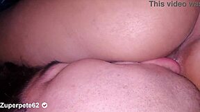 Young Latina girl gives oral pleasure to her stepsister