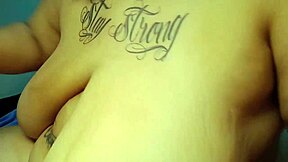 Curvy Brazilian wife explores anal play with dildo