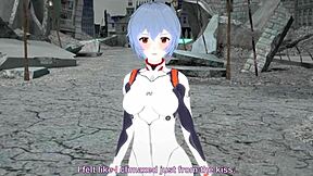 Experience Rei Ayanami's sensual POV handjob in this animated short