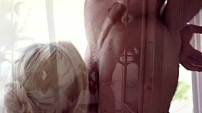 Erotic outdoor encounter with a gorgeous woman receiving oral and vaginal penetration in various positions