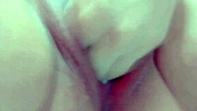 Sensual solo play: smooth and wet