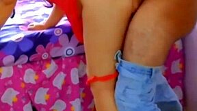 Amateur couple films themselves getting anal training from experienced teacher