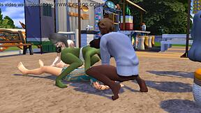 Watch the biggest animated orgy with teens and whores.