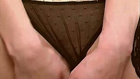 POV video of Jane Zaubermaus giving a deepthroat and footjob