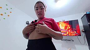 Brazilian beauty craves rough sex with a well-endowed neighbor