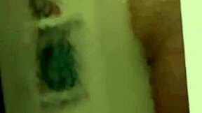 Amateur wife with a big booty takes a shower