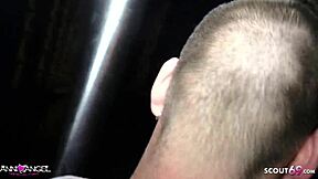 Anni Angel's unprotected encounter with a stranger in the German porn industry