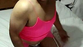 Tranny Pamelitha hosts wild orgy in her closet
