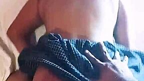 My stepbrother discovers me in arousal and stimulates me to moan like a promiscuous woman