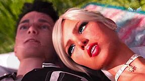 European babe gets her pussy filled with cum after intense sex in the park