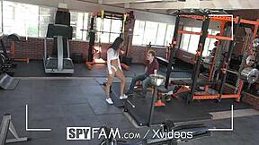 Stepsister's intimate moment with stepbrother interrupted by spycam