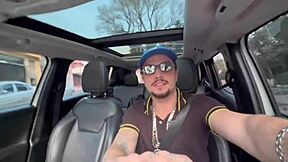 Latin twink's intense backdoor action for ride-sharing app