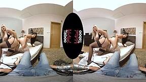 VR sex experience with forbidden fantasies