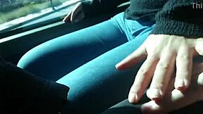 Outdoor sex and blowjobs in amateur compilation