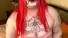 Amateur couple indulges in bondage play and spit fetish