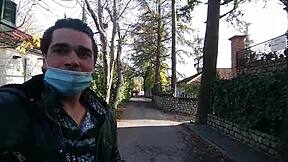 Outdoor sex and blowjobs in amateur compilation