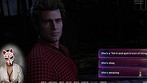 Busty gamer girl gets animated in steamy porn game