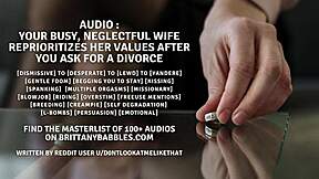 Your neglected wife reconnects with you emotionally and sexually after nearly dividing