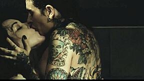 Inked lesbian beauty enjoys filthy chatter prior to intimacy