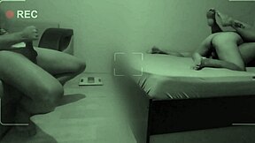 Chubby wife cheats on her husband with another man while he watches
