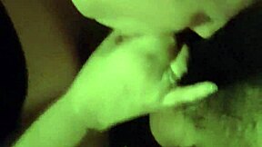 Cheating brunette wife gives a deepthroat blowjob and swallows cum