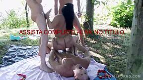 Monica Santiago takes on a massive cock in public park