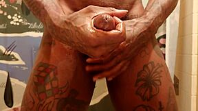 Masturbating and adoration for a massive black cock