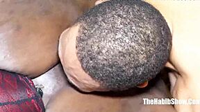African daddies dominate a SBBW in a fetish doll fuck orgy