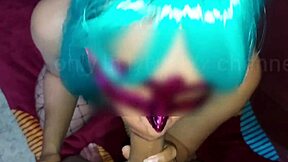 Natural beauty Azul gets wild in Mexico with Friki's cock