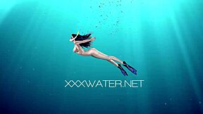 Minnie Manga's intense underwater sexual encounter and skilled oral pleasure
