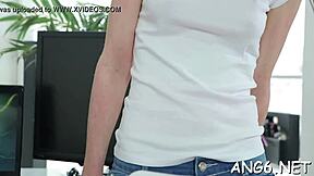 Redhead Licije enjoys a rough doggystyle ride and intense orgasm
