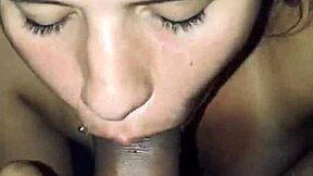 Hot babe gives the best blowjob in this sex tape