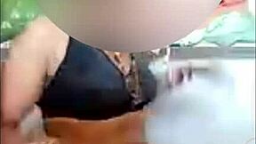 Desi aunty's shower footage