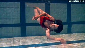 Ivetta Teases in Bikini at Pool with Seductive Underwater Moves