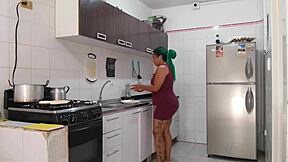 Stepmother's dirty dishes turn into steamy solo show for stepson