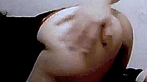 My stepsister's intimate exploration of her own panties leads to arousal and orgasm