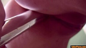 My stepsister's sensual blonde locks and anal play to climax