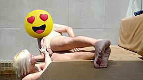 Wow! Blonde Banged Bareback by Pool in Wild Action