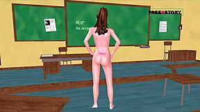 Experience a steamy 3D cartoon porn adventure with a young Indian girl in this Hindi audio sex story