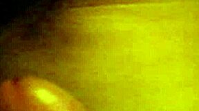 Amateur cam girl's creampie without cum inside