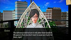 Cartoon erotic adventure: Joining a new family in game